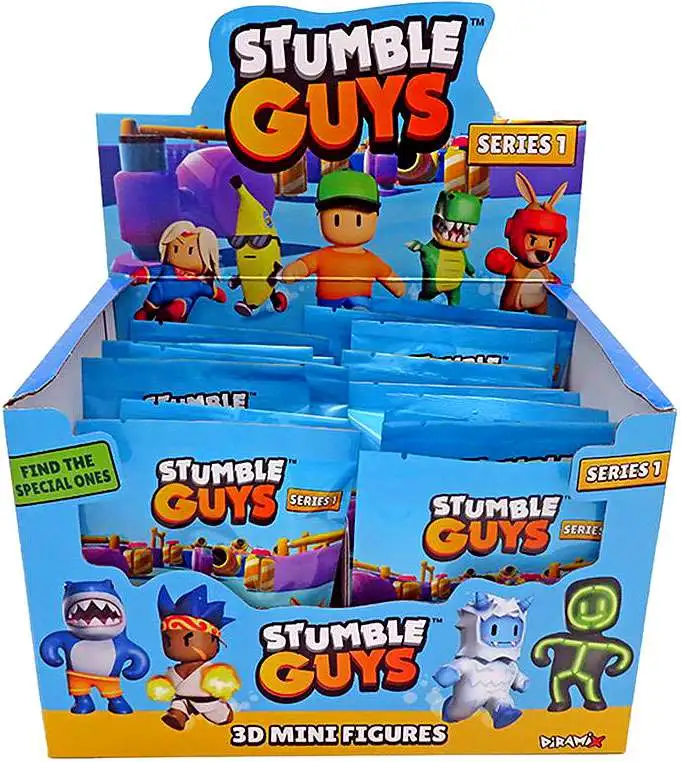 Stumble Guys 3D Mini Figure 2.5-Inch Mystery Box [18 Packs]