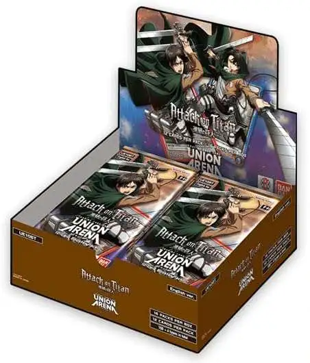 Union Arena TCG Attack on Titan Volume 1 Booster Box UE10BT [16 Packs]