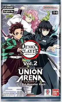 Union Arena Card Game Demon Slayer Kimetsu no Yaiba Volume 2 Booster Pack UEX05BT [12 Cards]