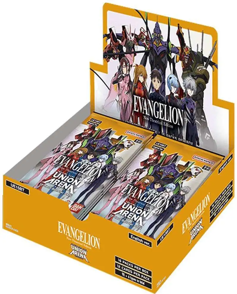 Union Arena TCG Evangelion Theatrical Version Booster Box UE15BT [16 Packs]