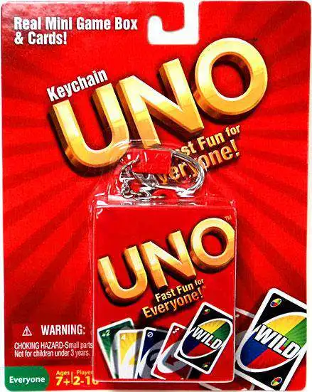 UNO Keychain Card Game