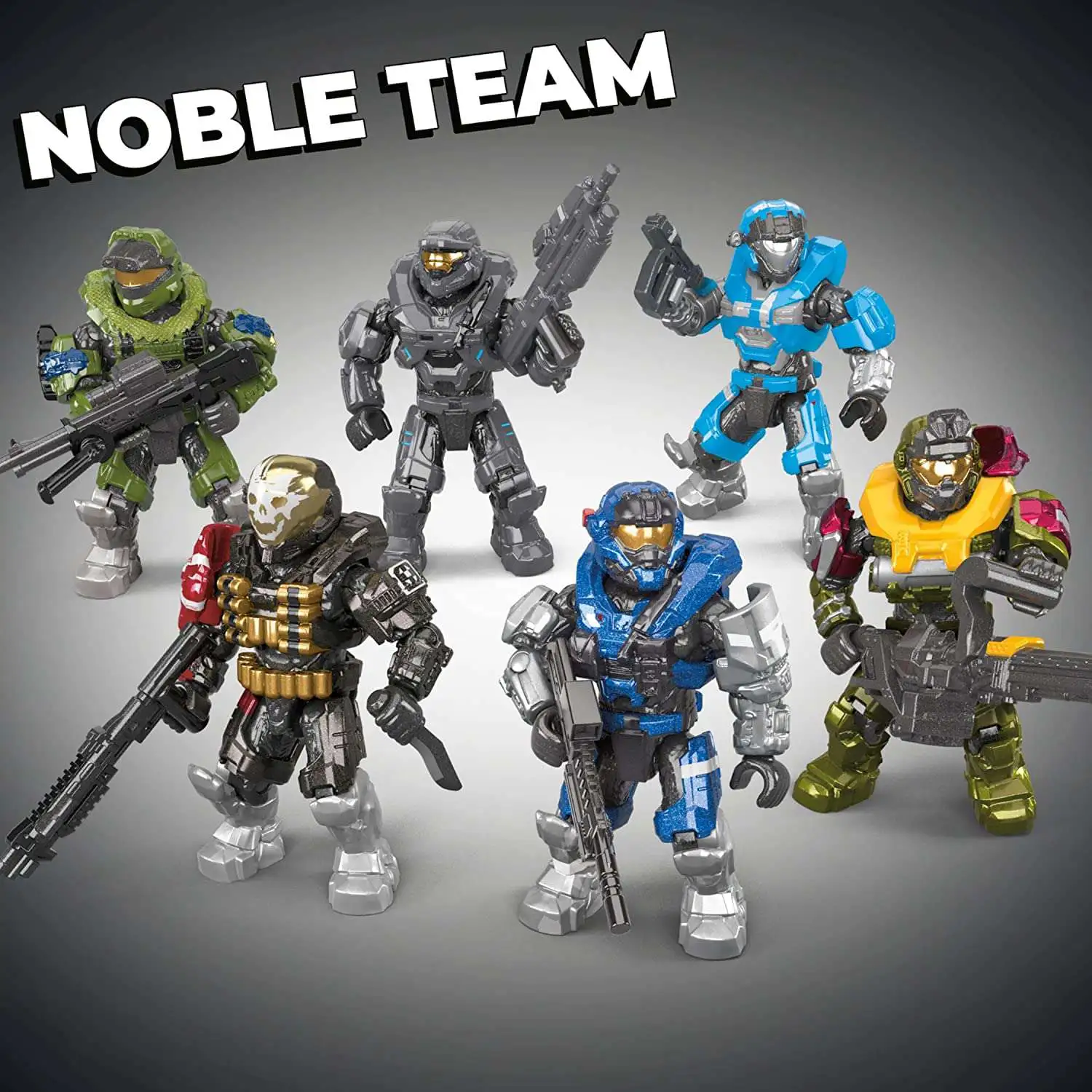 Halo Mega Bloks Reach Noble Team Commander Carter w/ Assault Rifle 