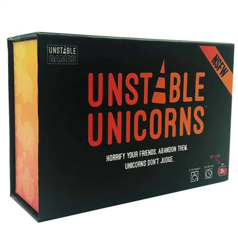 Unstable Unicorns Base 2nd Edition+NSFW Edition+All Expansion Packs Card Game 