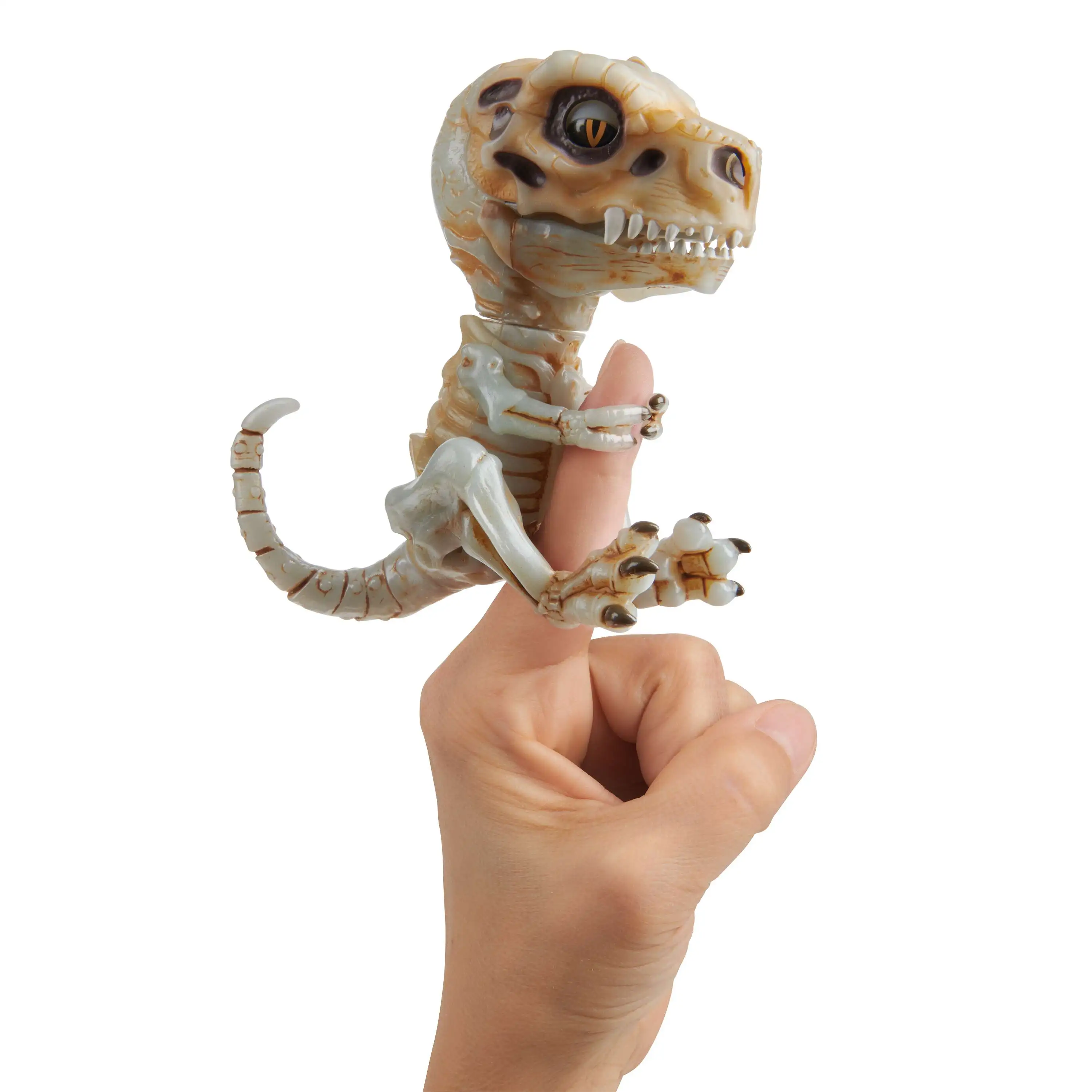 DOOM T-Rex by Fingerlings Untamed Dinosaur Bonehead Skeleton Dino Wow Wee 