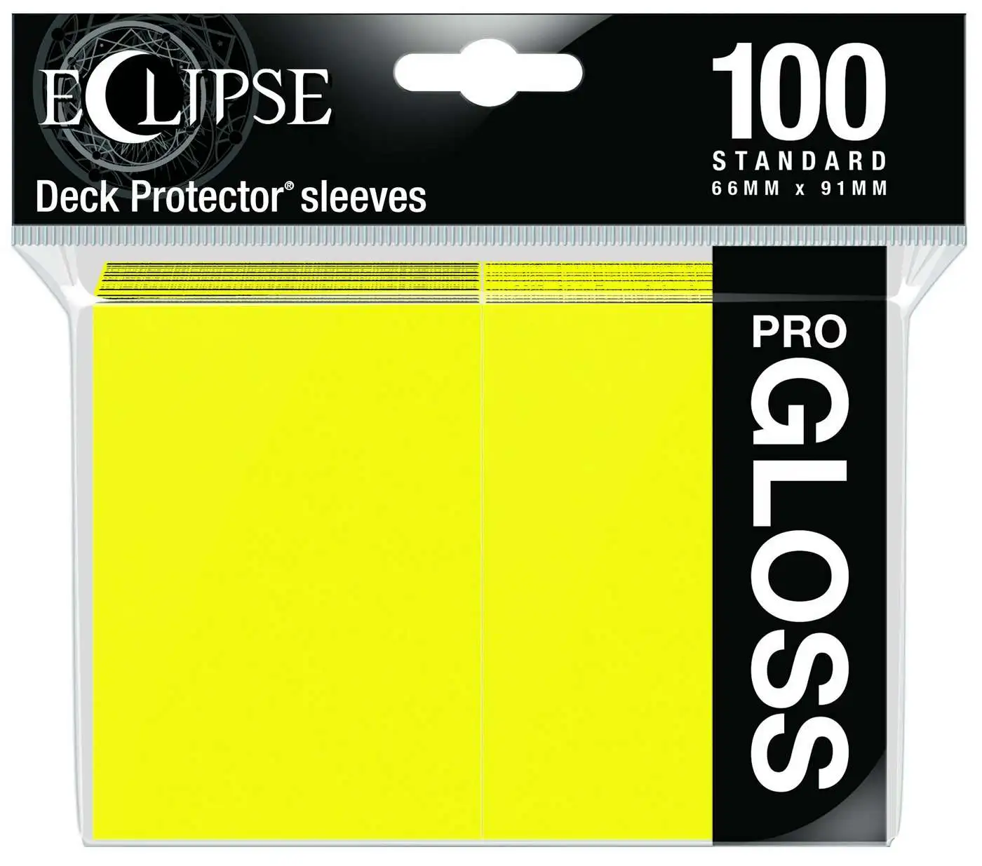 Ultra Pro Matte Deck Protector Sleeves ECLIPSE YELLOW 100 ct MAGIC POKEMON FOW 