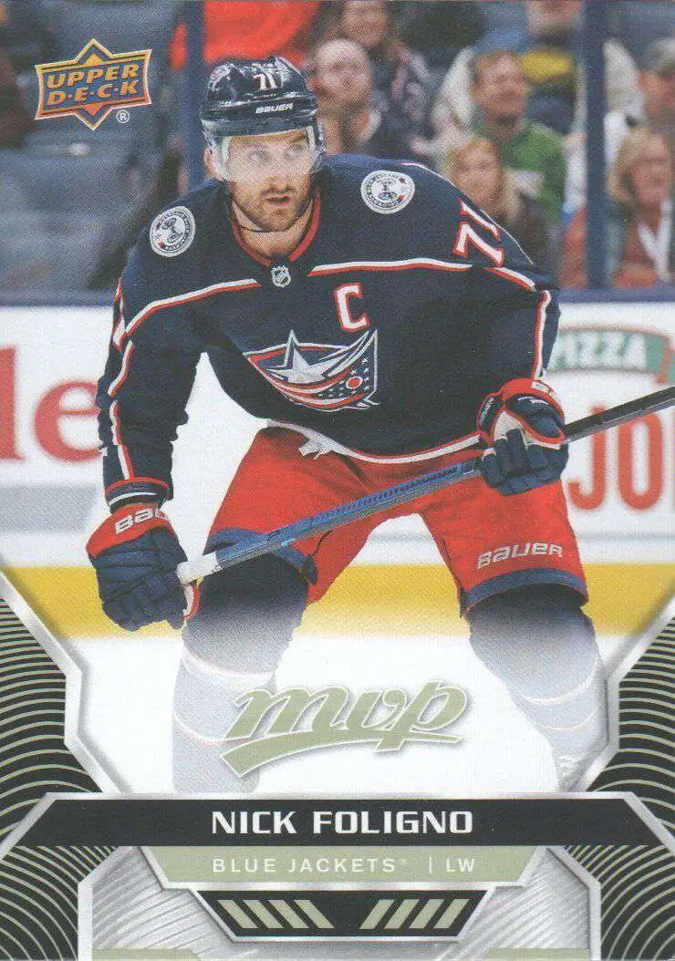 NHL Columbus Blue Jackets 2020-21 MVP Hockey Base Nick Foligno #8