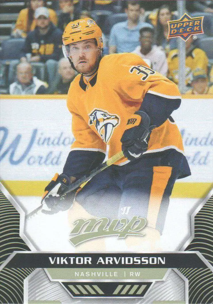 NHL Nashville Predators 2020-21 MVP Hockey Base Viktor Arvidsson #29