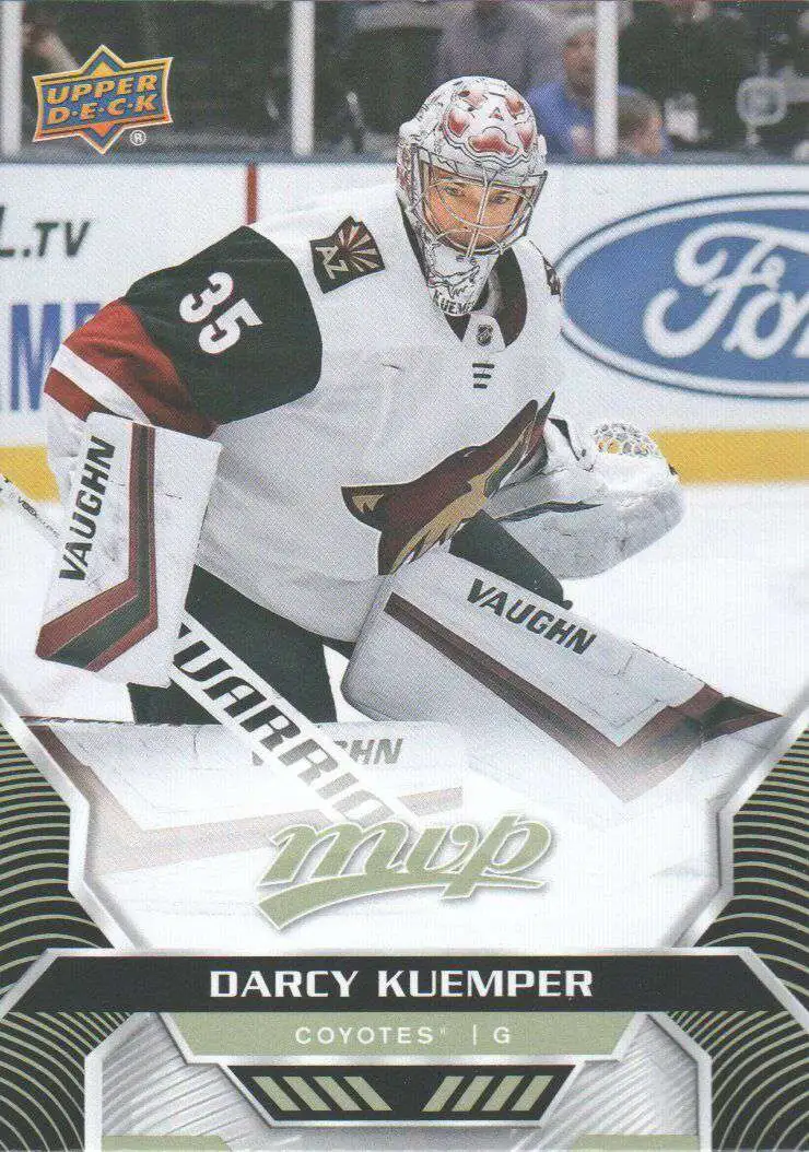 NHL Arizona Coyotes 2020-21 MVP Hockey Base Darcy Kuemper #68