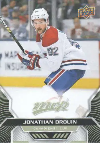 NHL Montreal Canadiens 2020-21 MVP Hockey Base Jonathan Drouin #84