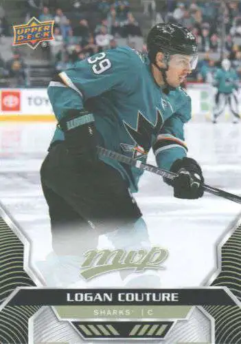 NHL San Jose Sharks 2020-21 MVP Hockey Base Logan Couture #140