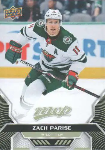 NHL Minnesota Wild 2020-21 MVP Hockey Base Zach Parise #143