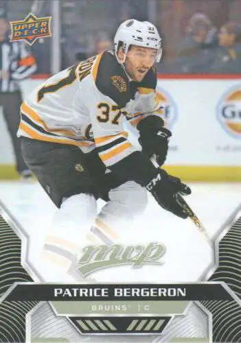 NHL Boston Bruins 2020-21 MVP Hockey Base Patrice Bergeron #145