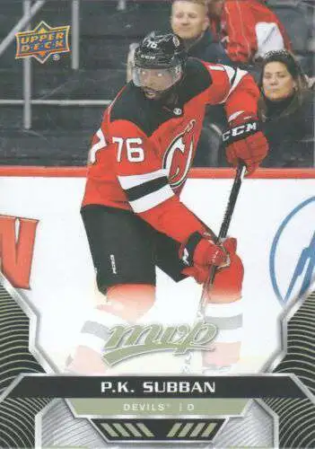 NHL New Jersey Devils 2020-21 MVP Hockey Base P.K. Subban #150