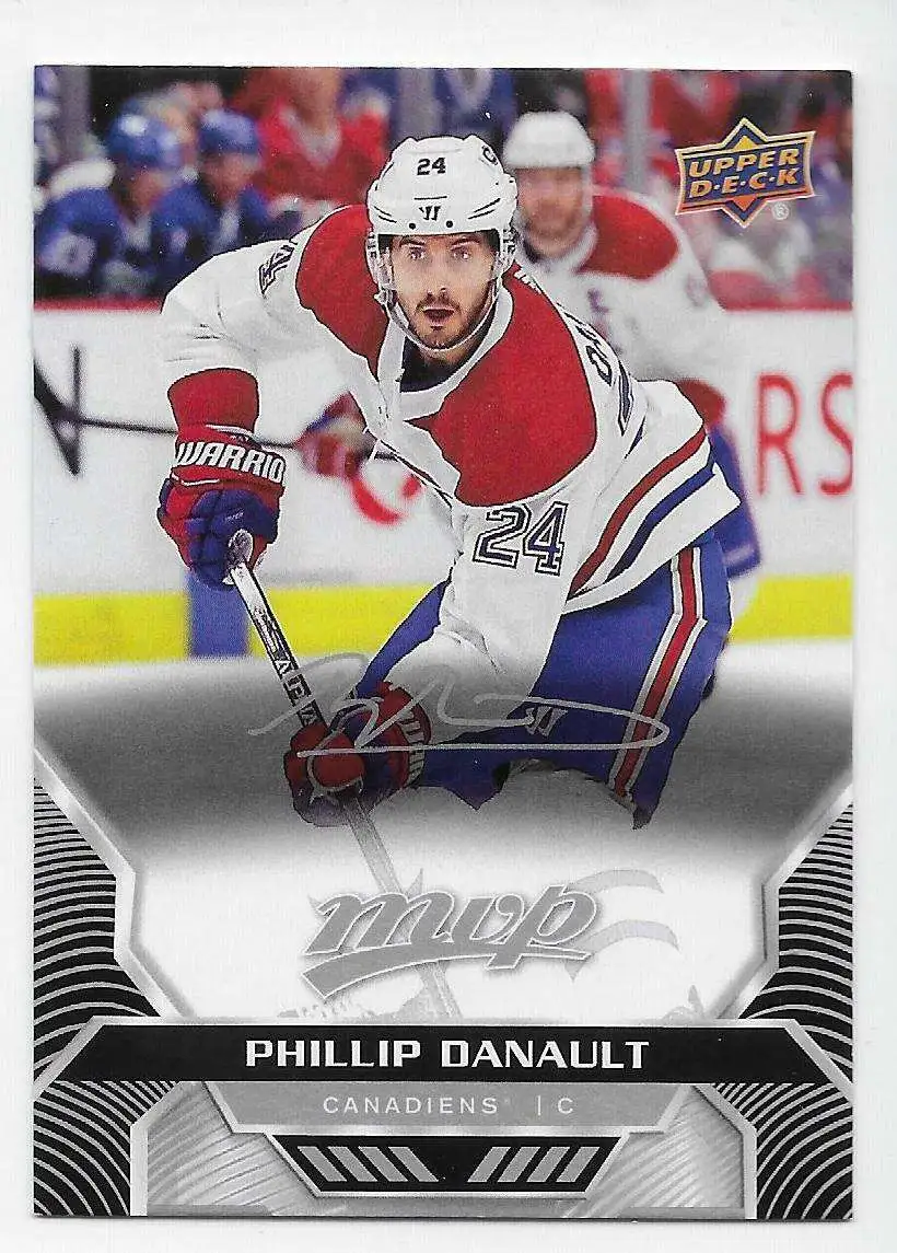 NHL Montreal Canadiens 2020-21 MVP Hockey Silver Script Parallel Phillip Danault #164