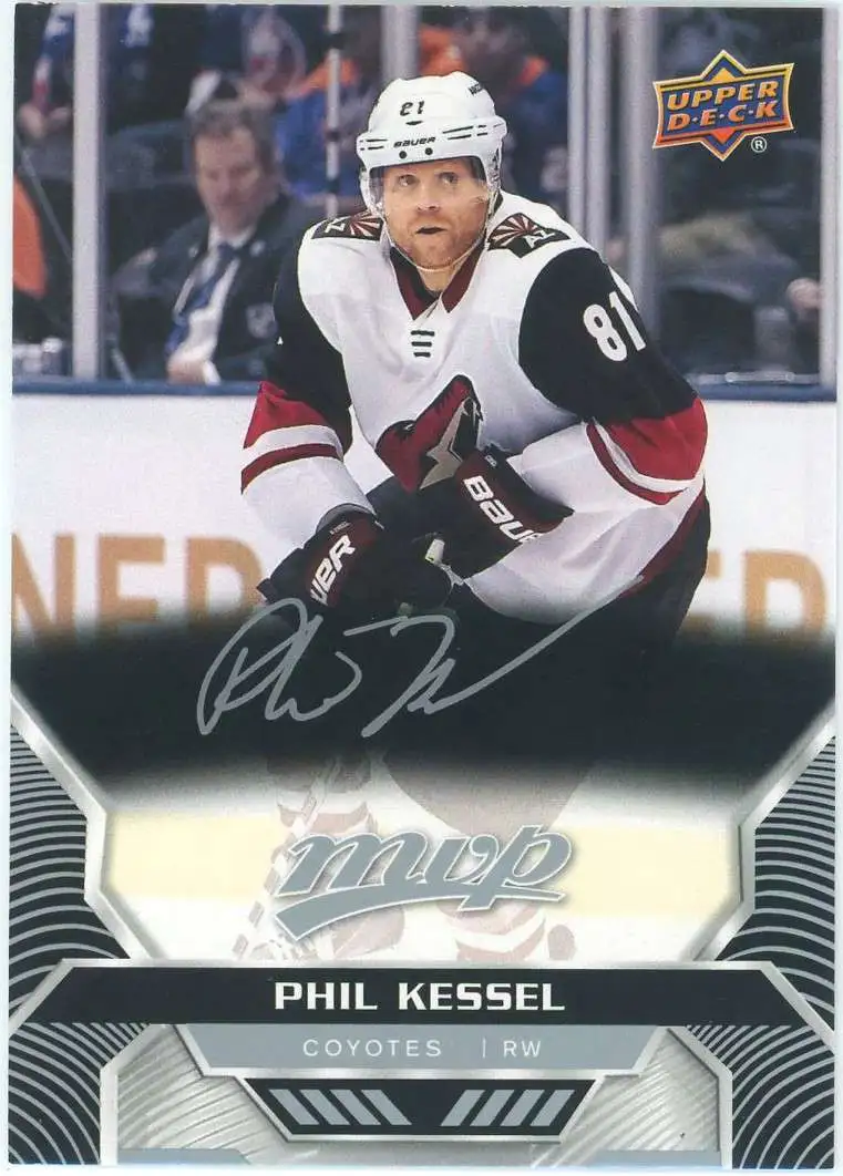 NHL Arizona Coyotes 2020-21 MVP Hockey Silver Script Parallel Phil Kessel #198