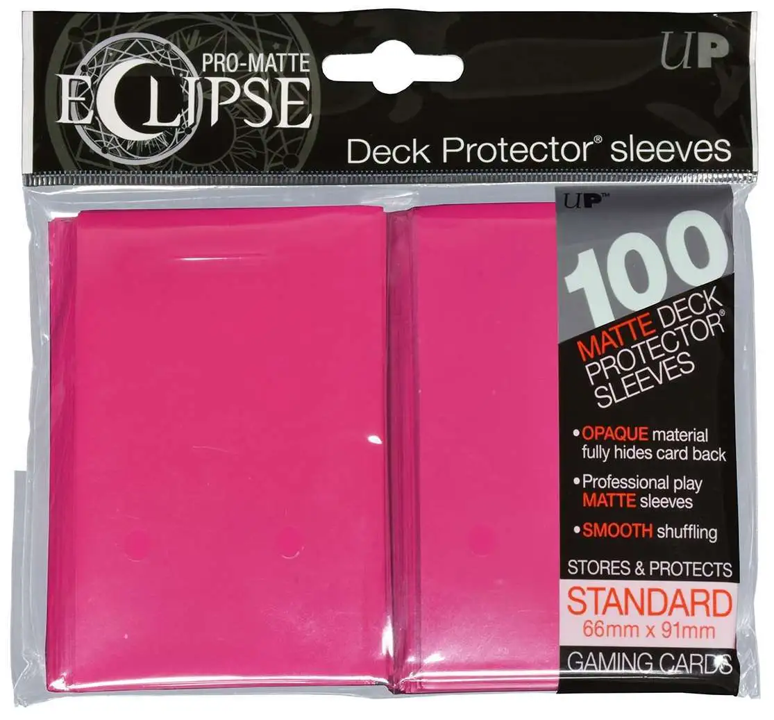 Ultra Pro Matte Eclipse 80-Count Sleeves Red