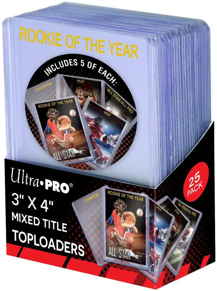 300 Ultra Pro 3 x 4 Regular Topload Card Holders & Sleeves #83648 
