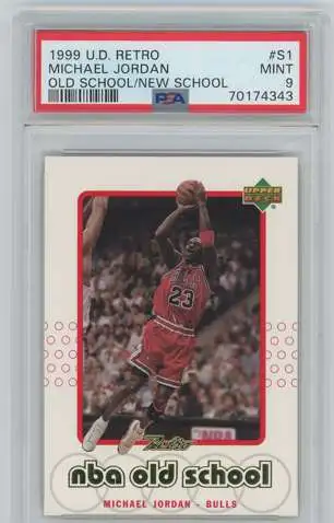 NBA 1999 Upper Deck Retro Single Card Michael Jordan S1 Old 