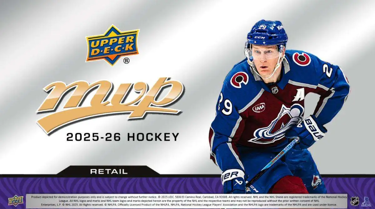 NHL Upper Deck 2025-26 MVP Hockey Trading Card RETAIL Box [36 Packs]