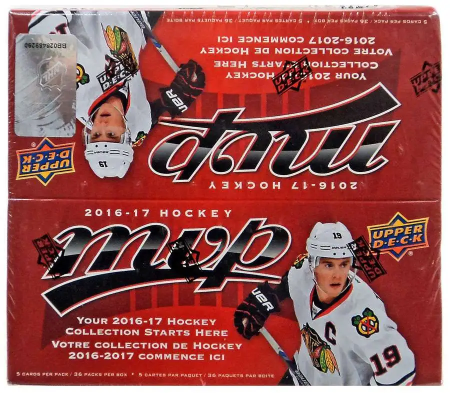 NHL Upper Deck 2016-17 MVP Hockey Trading Card RETAIL Box