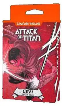 Universus CCG Attack on Titan Battle for Humanity Levi Clash Deck