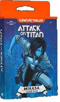 Universus CCG Attack on Titan Battle for Humanity Mikasa Clash Deck