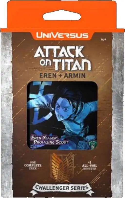 Universus CCG Attack on Titan Challenger Series Eren Yeager & Armin Arlert Deck [Battle for Humanity]