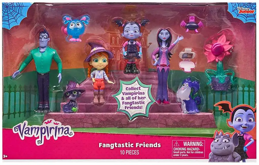 Disney Junior Vampirina Fangtastic Friends Figure 8-Pack Just Play - ToyWiz