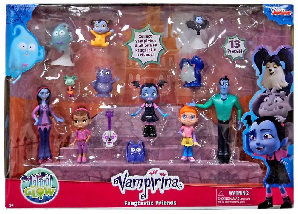 Vampirina Glowtastic Friends Set Disney Junior Ghoul Glow Toy NEW & SEALED 