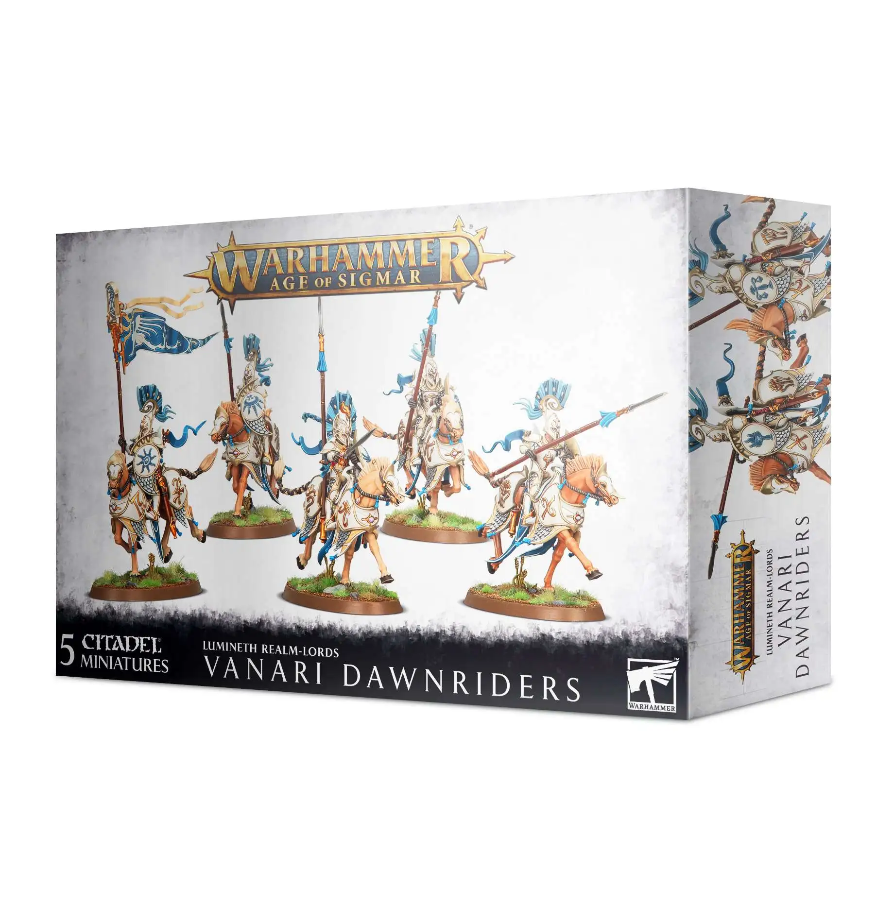 Warhammer Age of Sigmar Lumineth Realm-Lords Vanari Dawnriders [Black Box]