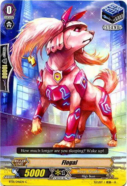 Cardfight Vanguard Descent of the King of Knights Common Flogal BT01-046