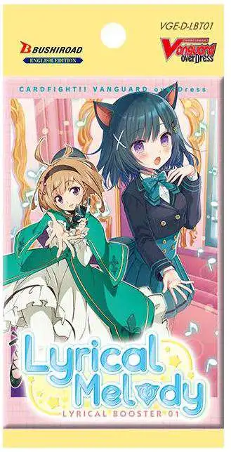 Cardfight Vanguard Trading Card Game overDress Lyrical Melody Booster Pack #01