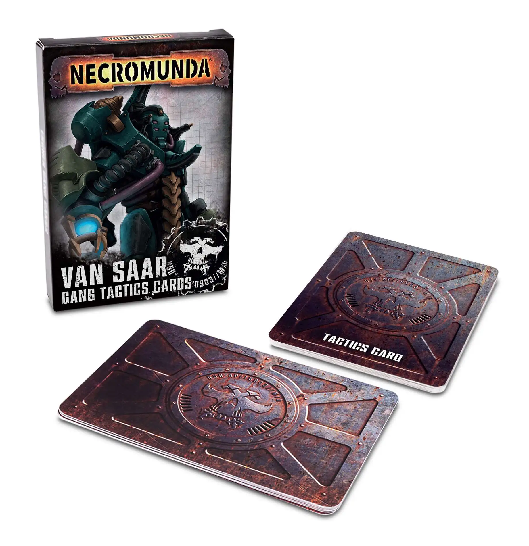 Necromunda Van Saar Gang &ndash; Scatola Metallica Sigillata OOP Vintage Warhammer 40K (Peltro)