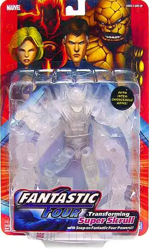 Marvel Fantastic Four Series 1 Super Skrull Action Figure [Clear Variant]