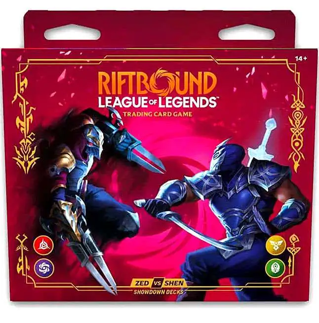 Riftbound: League of Legends Trading Card Game Vendetta Zed vs. Shen  Showdown Deck Set [2 Decks & 2 Booster Packs] (Pre-Order ships July)