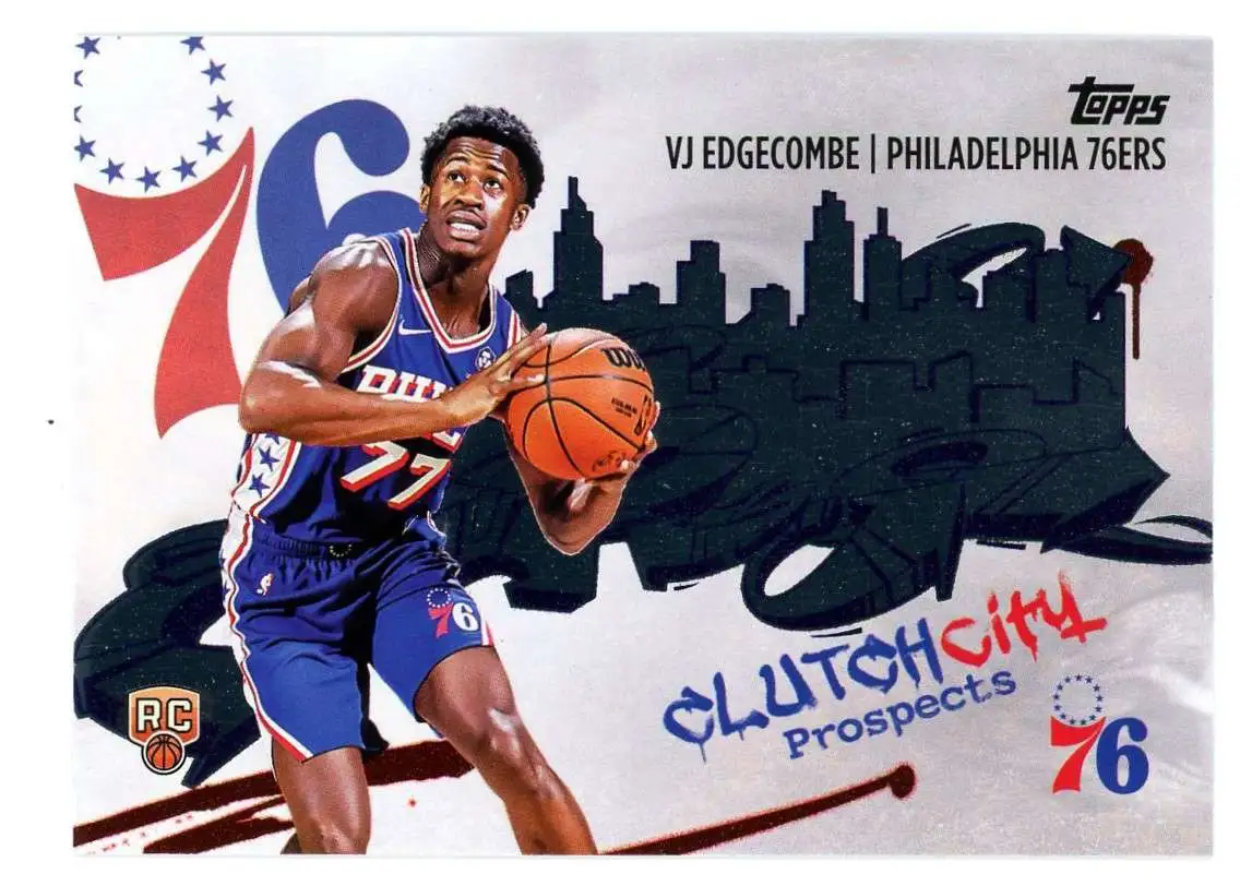 NBA 2025-26 Topps Basketball Clutch City Prospects VJ Edgecombe CC-3 [Rookie]