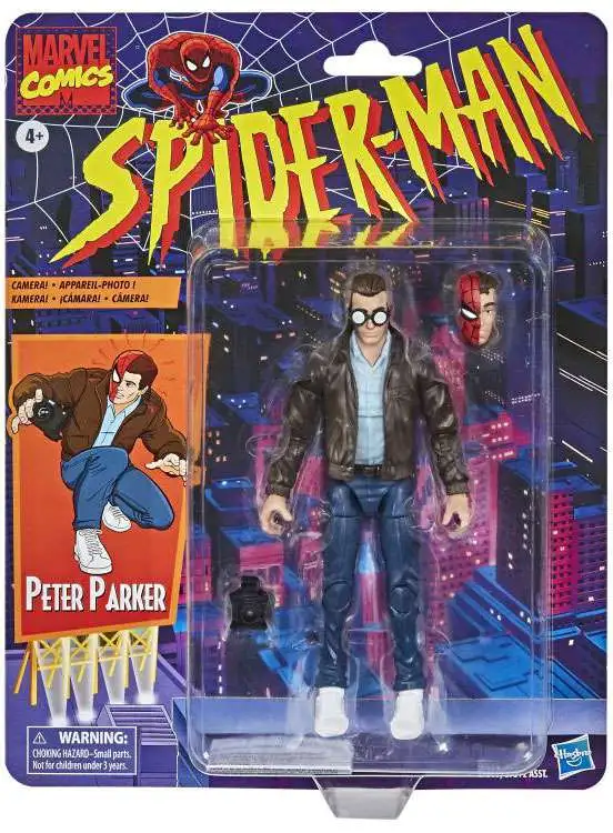 Spider-Man Retro Marvel Legends Series 6-Inch Peter Parker 