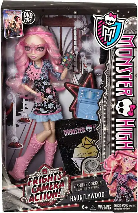 Monster High Frights, Camera, Action Hauntlywood Viperine Gorgon 10.5-Inch Doll