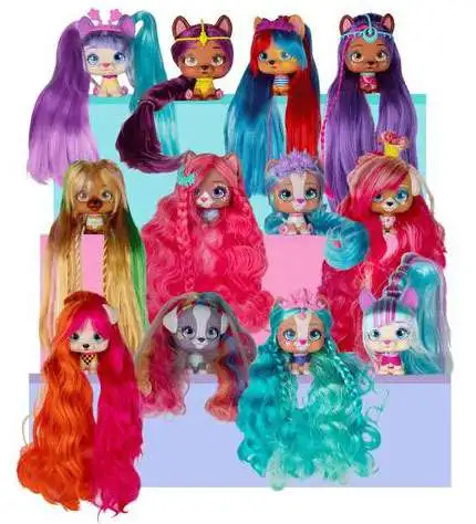 VIP Pets Series 2 Glitter Twist Dolls Assortiti 711709 di IMC Toys