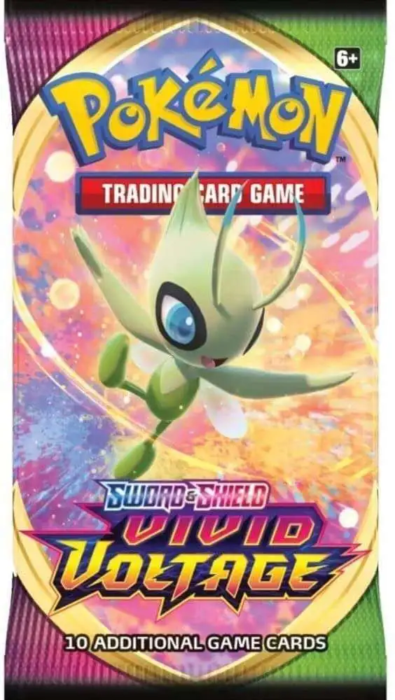 Ships Now 10x Vivid Voltage Sword & Shield Booster Pack Pokemon English In hand 