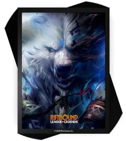 Riftbound: League of Legends Trading Card Game Origins Volibear Art Card Sleeves [100 Count]