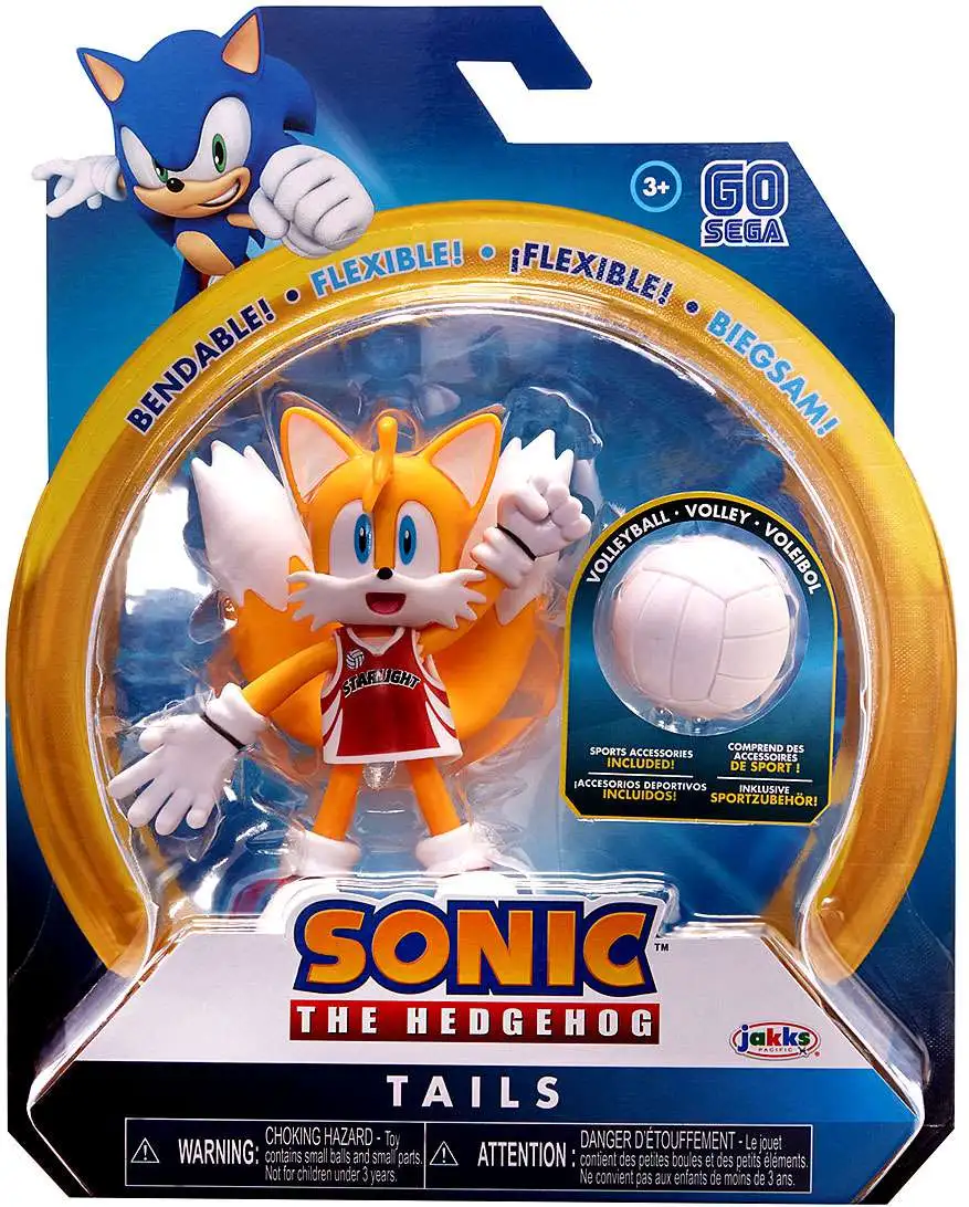 SONIC THE HEDGEHOG TAILS PALLAVOLO 4" Action Figure 