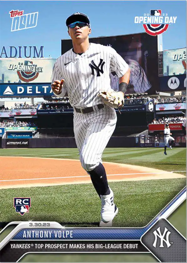 MLB New York Yankees 2023 NOW Baseball Single Card Anthony Volpe ...