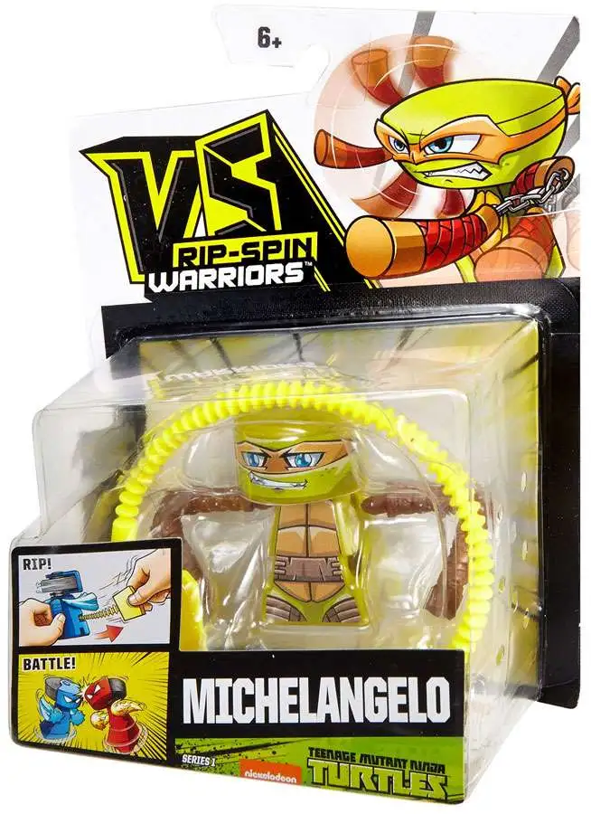 VS Rip-Spin Guerrier Teenage Mutant Ninja Turtles Michelangelo 