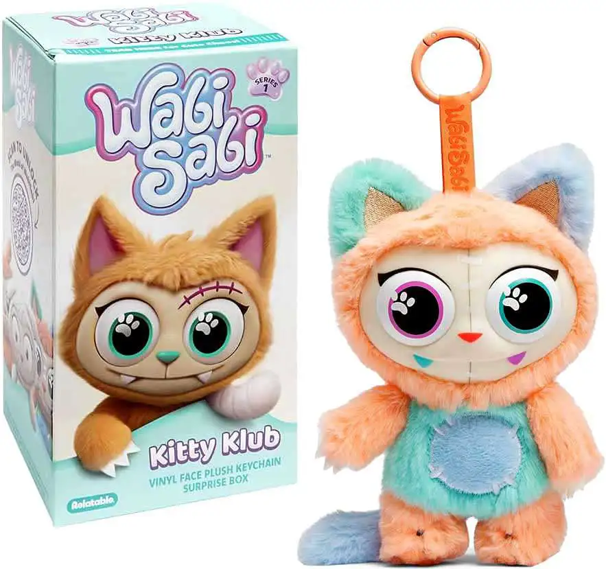 Wabi Sabi Vinyl Face Plush Keychain Kitty Klub Surprise Box