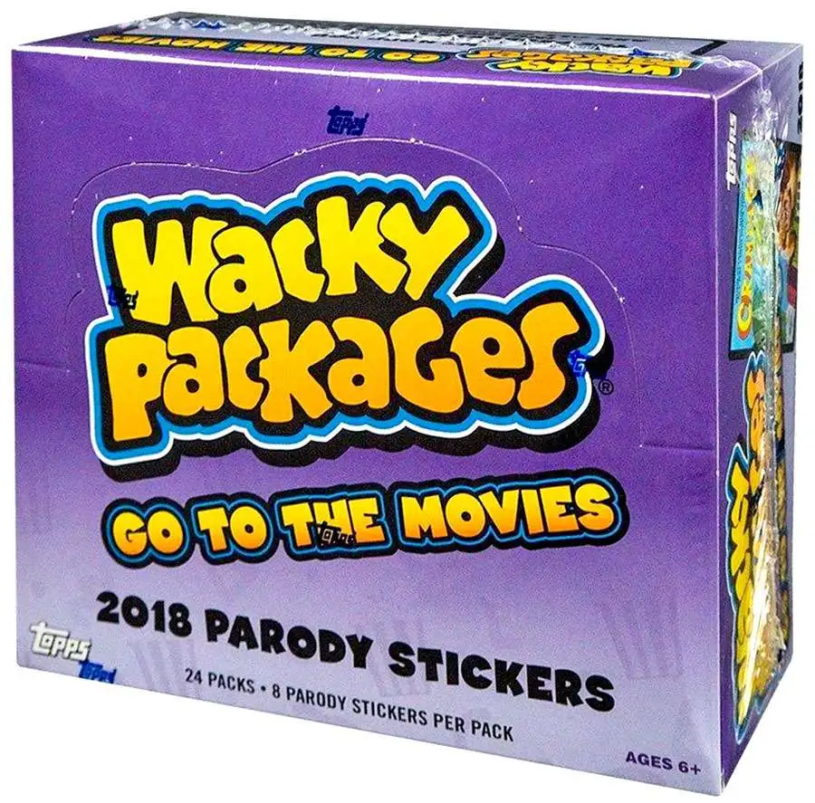 2018 Topps Wacky Packages Go to the Movies Sticker Trading Card Pack Bonus 