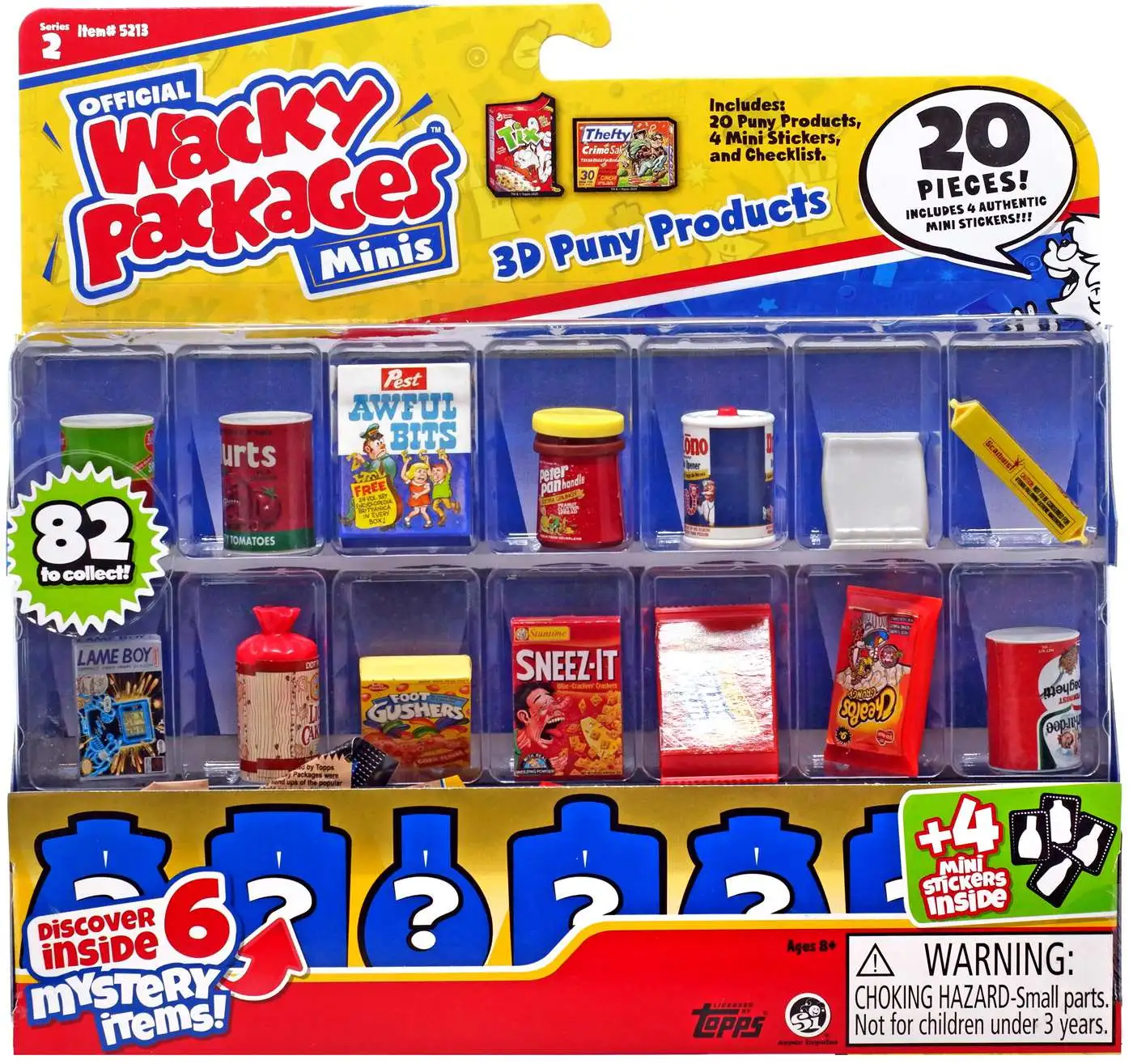 World's Smallest Wacky Packages Minis Series 2 Figure 20-Pack