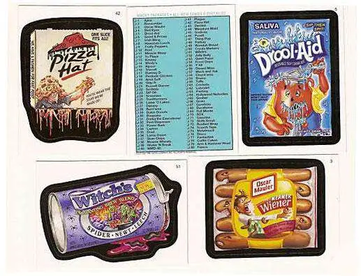 Wacky Packages ANS11 Complete Set of 6 Sheet Packs Sold only at TOYS R US RARE! 