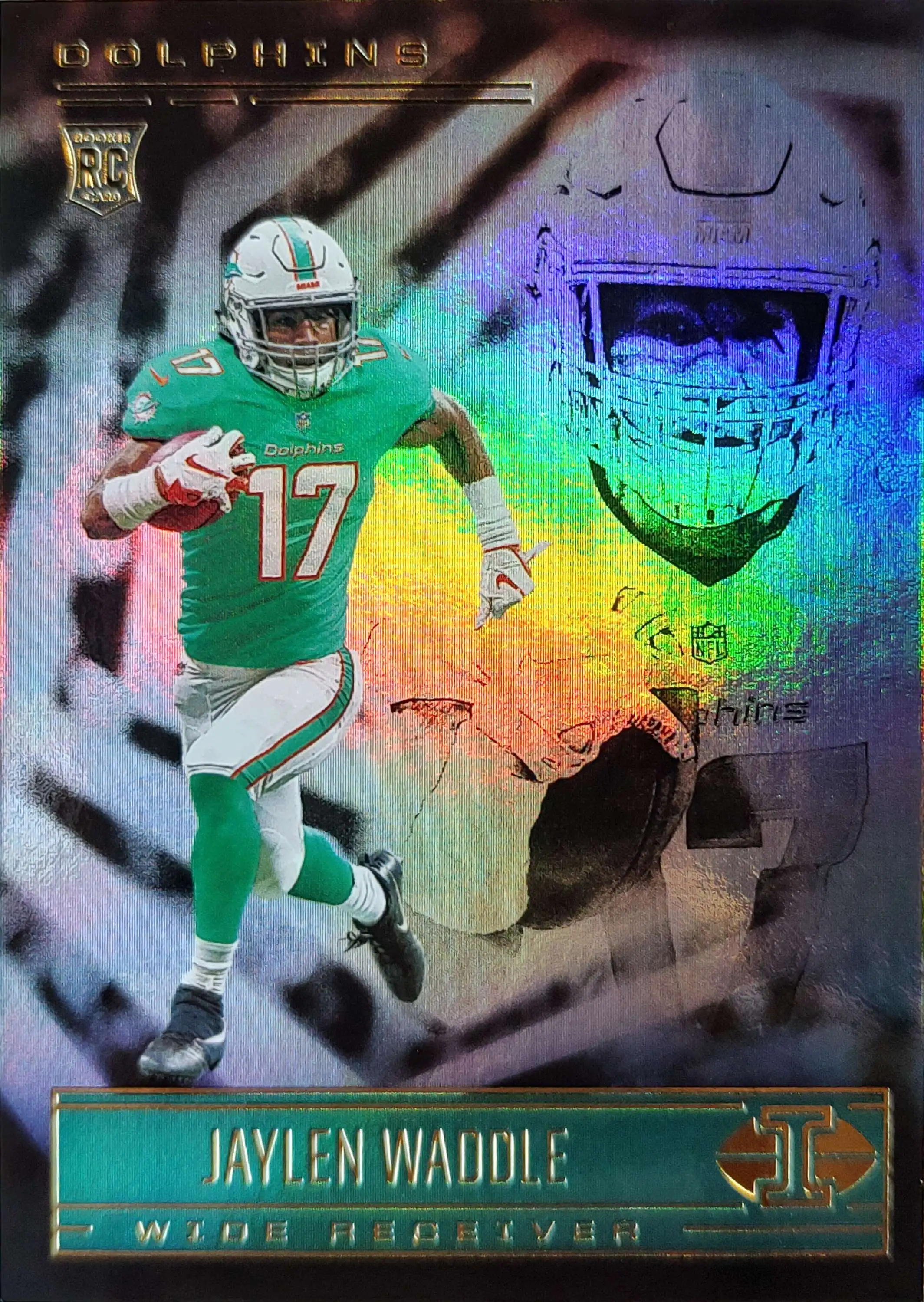NFL 2021 Panini Illusions Single Card Gold Hobby Thick Stock Jaylen Waddle  66 Rookie - ToyWiz