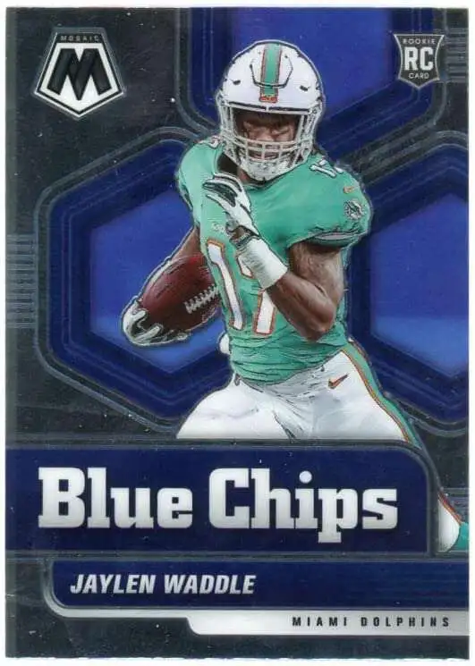 Jaylen Waddle RC 2021 Prizm Draft Picks Crusade Green Prizm Rookie Card  #169 NFL